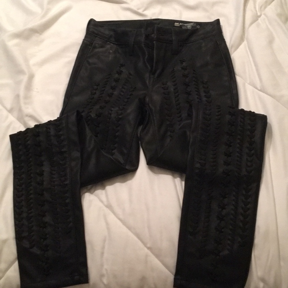 Fauk Leather Pants Size 24